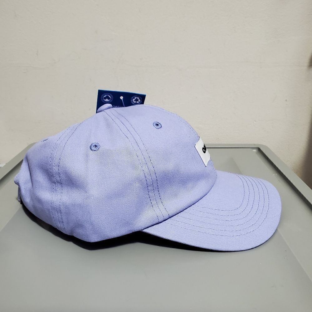 Obey Bold Label Organic Mens 6 Panel Strapback Digital Violet NWT - Picture 3 of 9